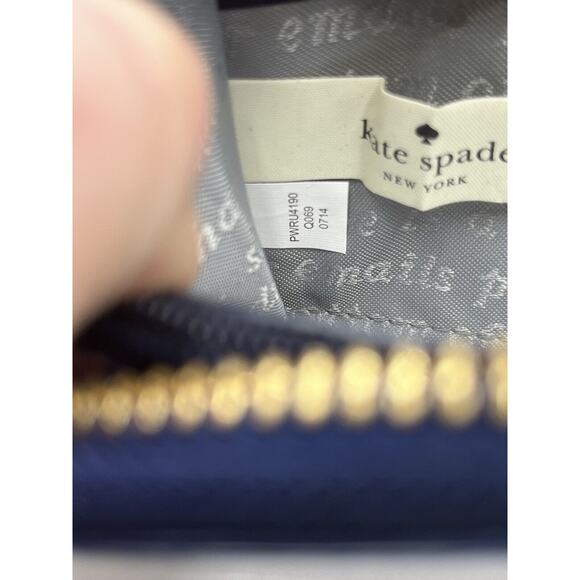 Kate Spade Authenticated Cedar Street Cosmic Blue Ombre Patent Nisha Wallet - Picture 6 of 12